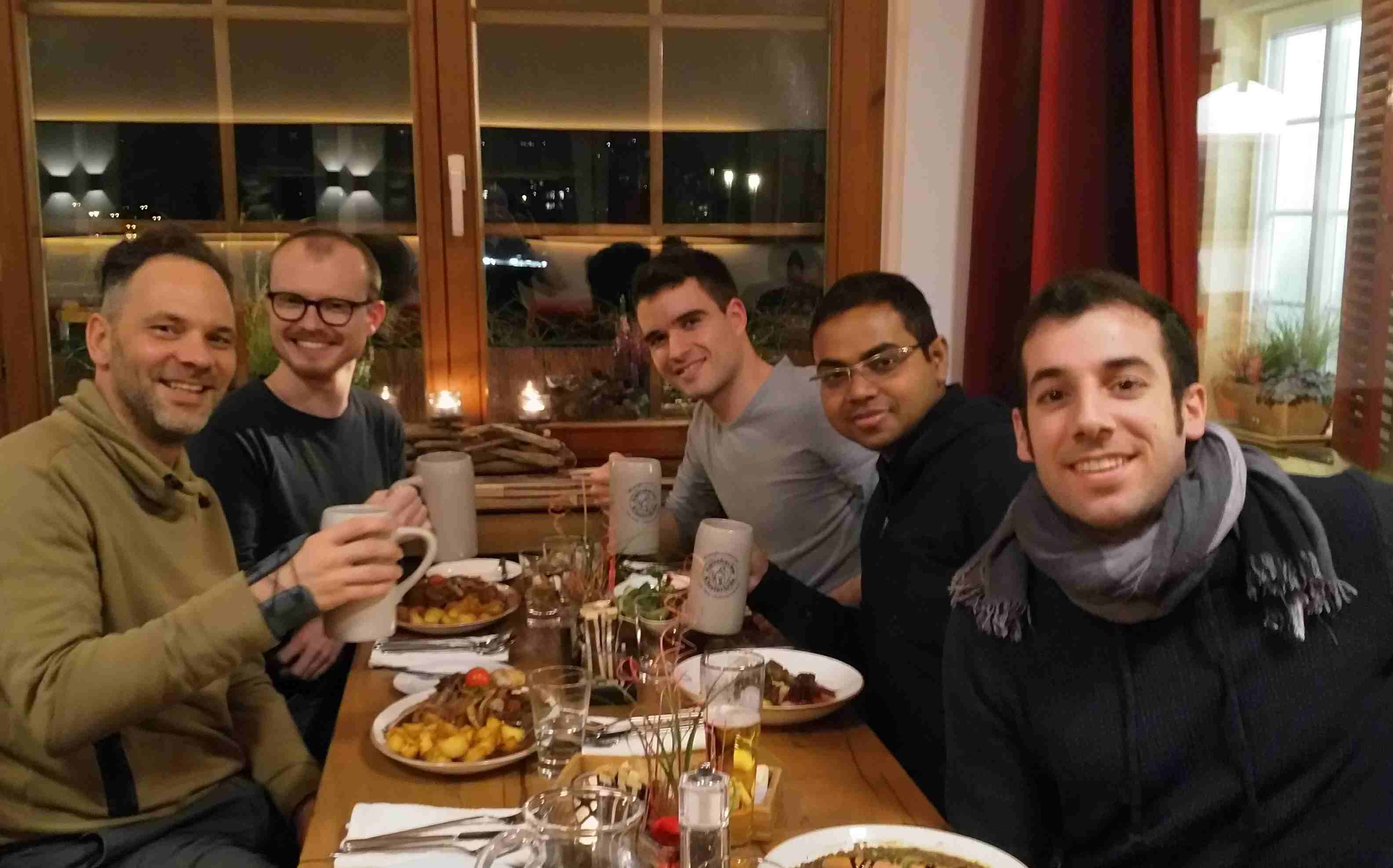 dinner with myfun-team
