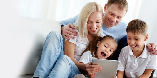 familie-tablet middle